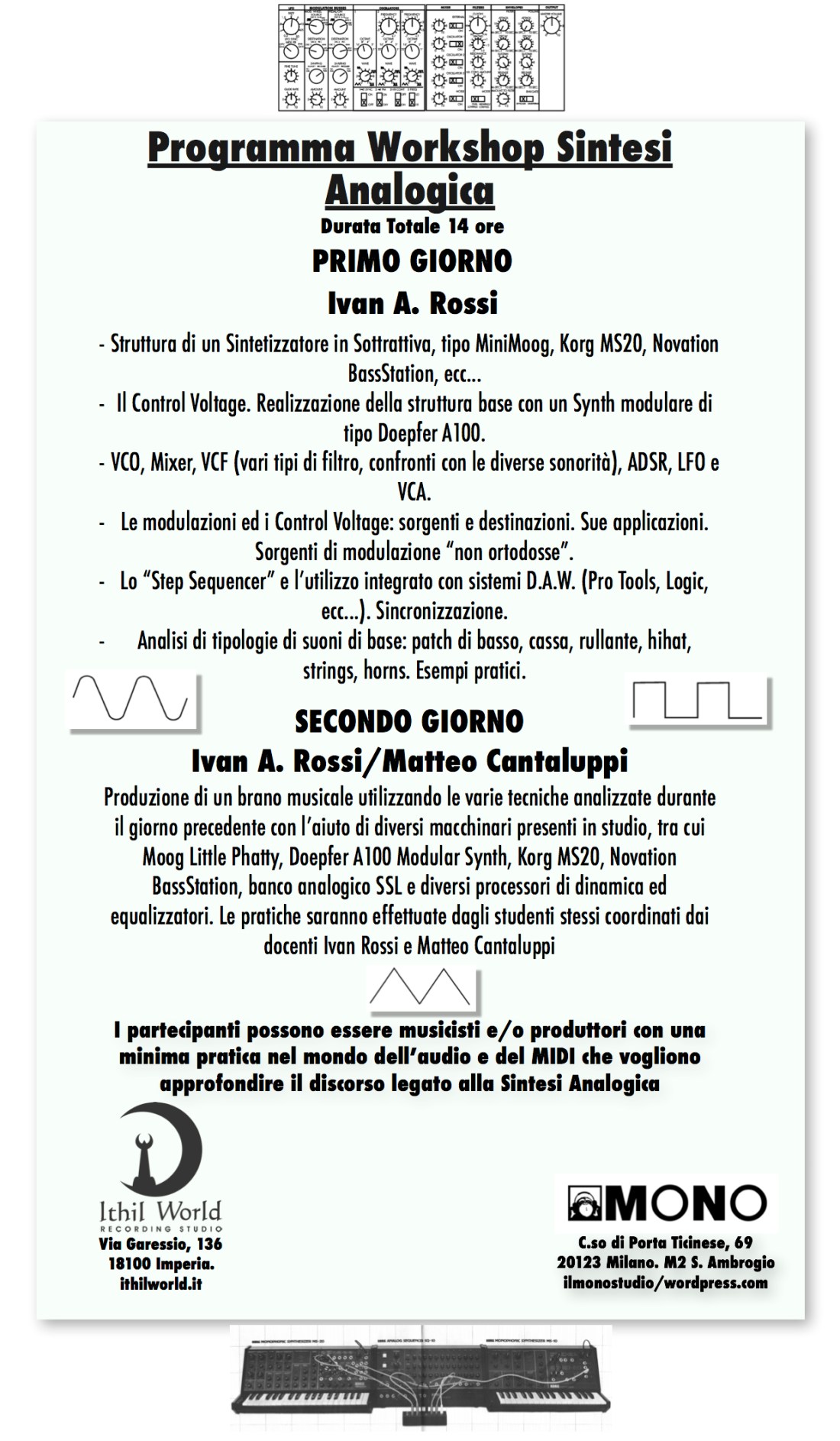 Workshop Sintesi 2:3