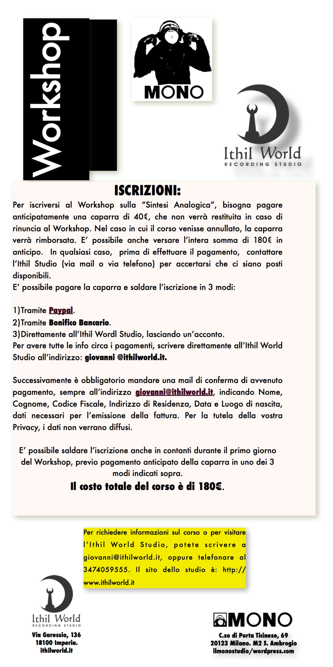 Workshop Sintesi 3:3