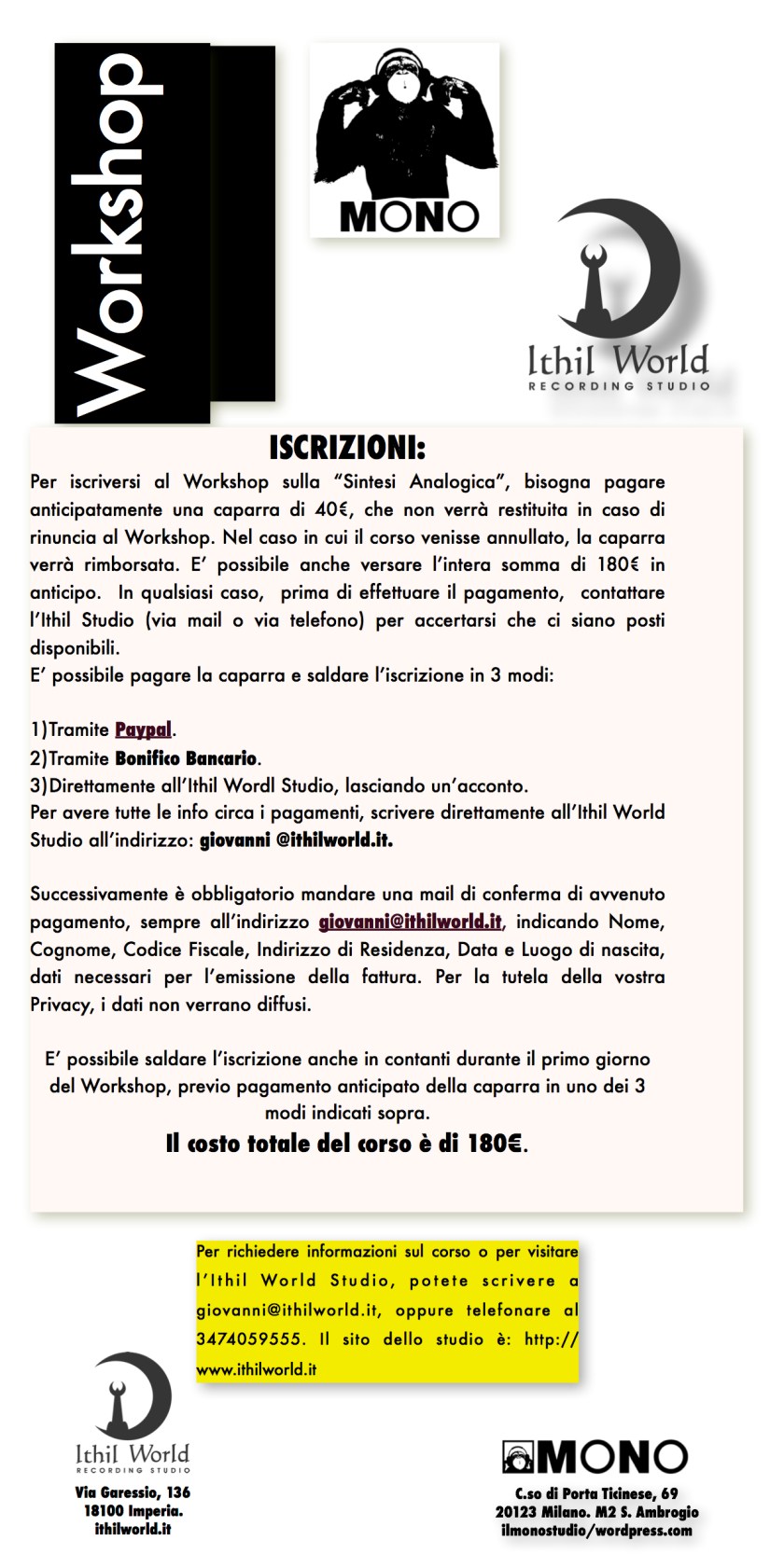 Workshop Sintesi 3:3